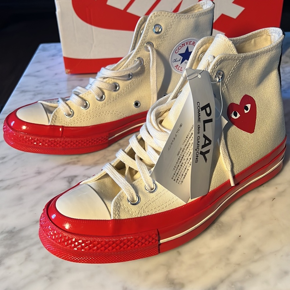 Comme Des Garcons Converse Chuck 70 Pristine Red